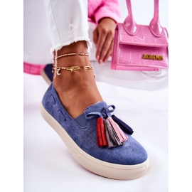 PS1 Pantofi de damă Slip-On Blue Venira albastru 4
