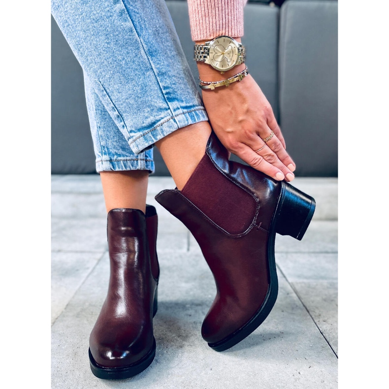 Cizme Jodhpur Greta Brown maro 2 Cizme Jodhpur Greta Brown maro 2