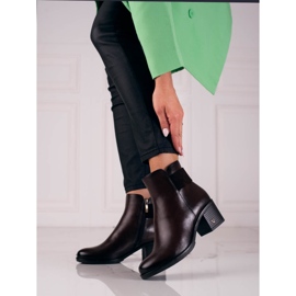 W. Potocki Cizme clasice de dama maro de la Potocki 1