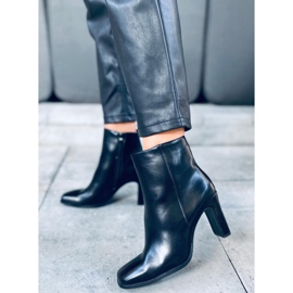 Tocuri înalte Madison Black Pu negru 1