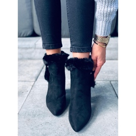 Cizme Alison Black cu toc înalt negru 1