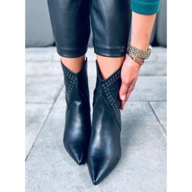 Cizme Girme Black cu toc inalt negru 2 Cizme Girme Black cu toc inalt negru 2