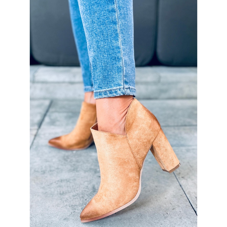 Botine Ankara Camel maro 1