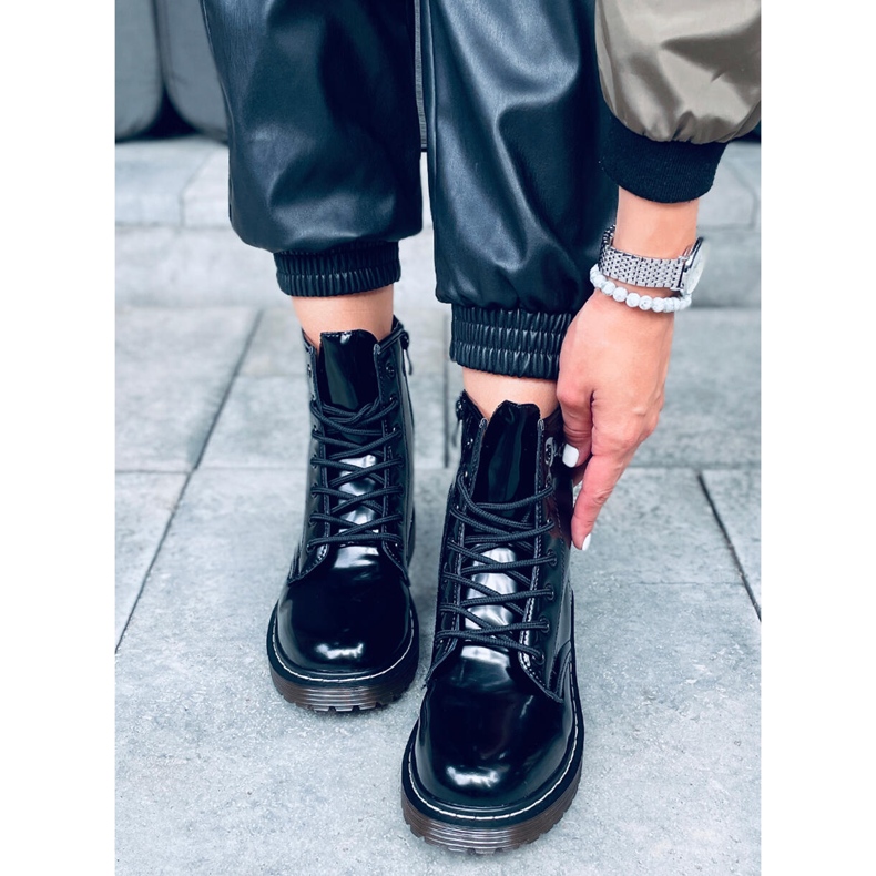 Botine de dama Dona Black negru 1