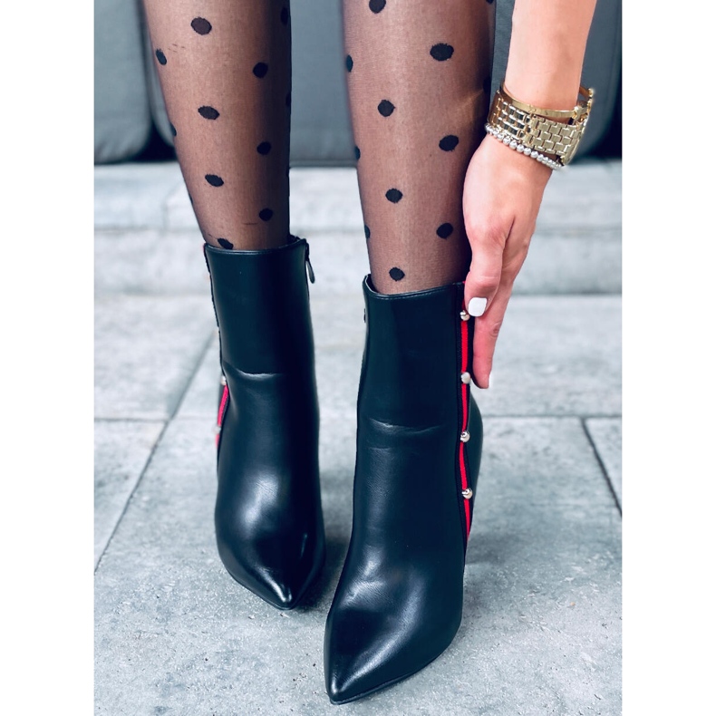 Tocuri înalte Keli Black negru 2