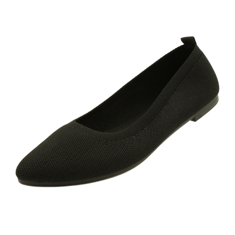 Evento Balerini confortabili negri tricotati 21BL02-4030 Negru 4 Evento Balerini confortabili negri tricotati 21BL02-4030 Negru 4