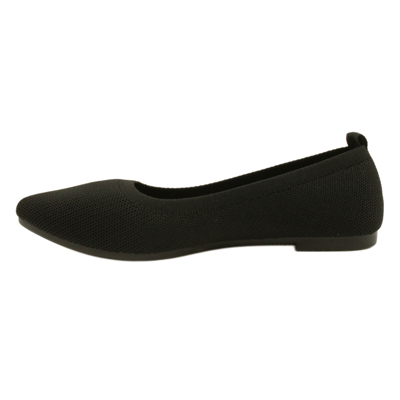 Evento Balerini confortabili negri tricotati 21BL02-4030 Negru 2 Evento Balerini confortabili negri tricotati 21BL02-4030 Negru 2
