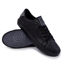 Pantofi de sport pentru bărbați din piele Big Star JJ174108 negru 5