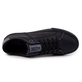 Pantofi de sport pentru bărbați din piele Big Star JJ174108 negru 2