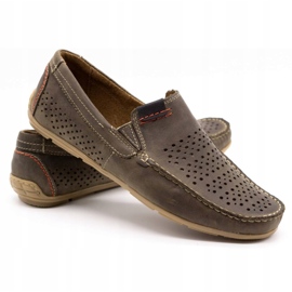 Olivier Încălțăminte pentru bărbați mocasin 906 pentru maro de vară gri 3 Olivier Încălțăminte pentru bărbați mocasin 906 pentru maro de vară gri 3