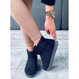 Cizme scurte de zapada Emusy din Amber Black negru 1