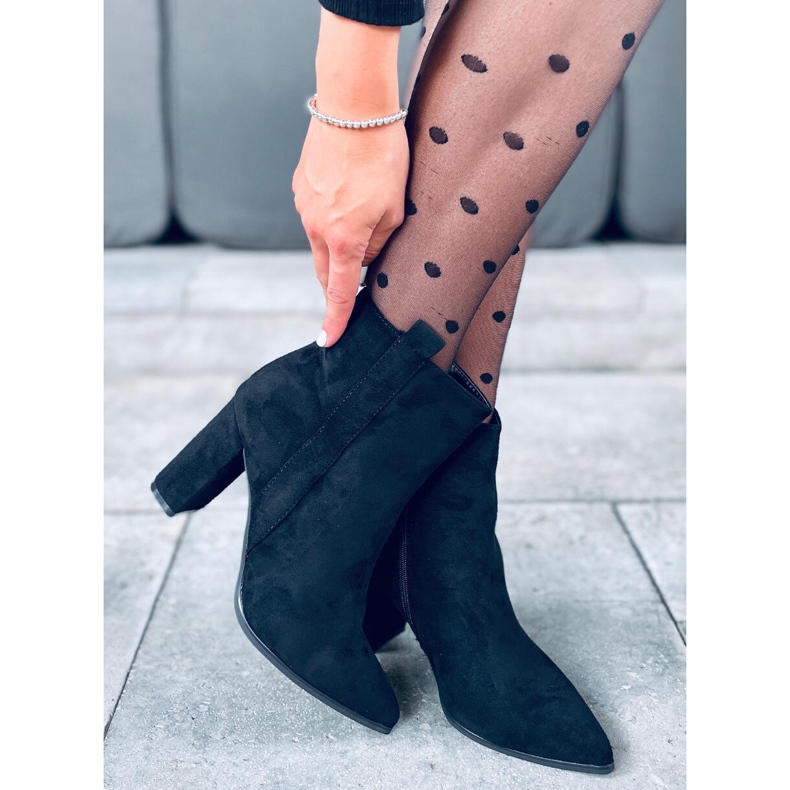 Clasic Titina Tocuri înalte negre negru 1