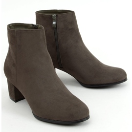 Botine verzi cu toc înalt Talgo verde 2