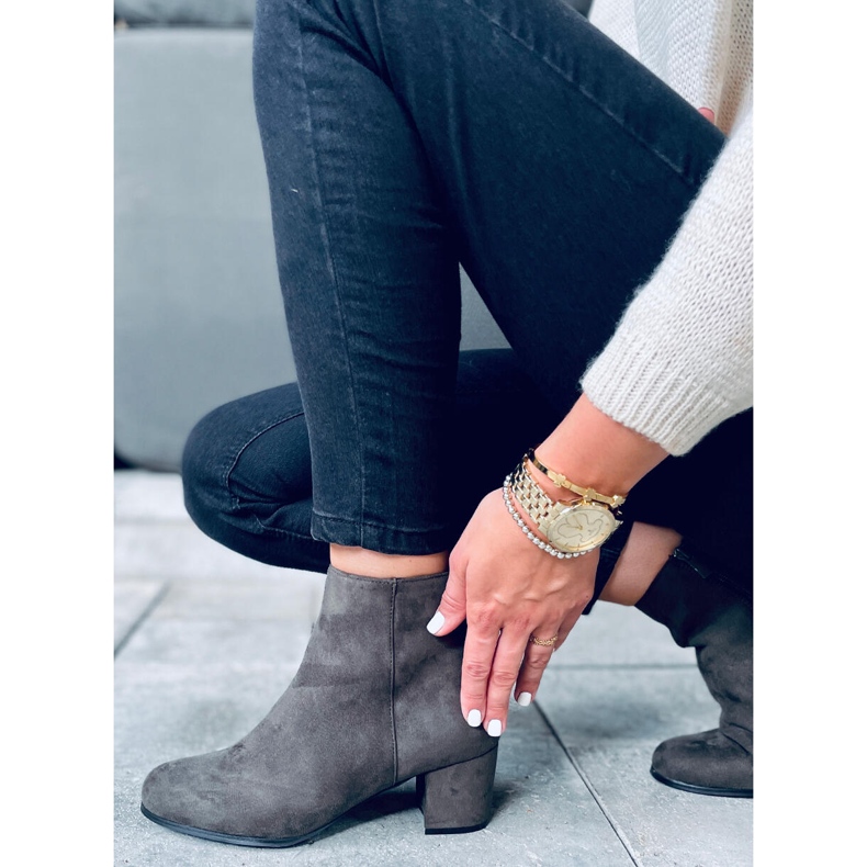 Botine verzi cu toc înalt Talgo verde 1