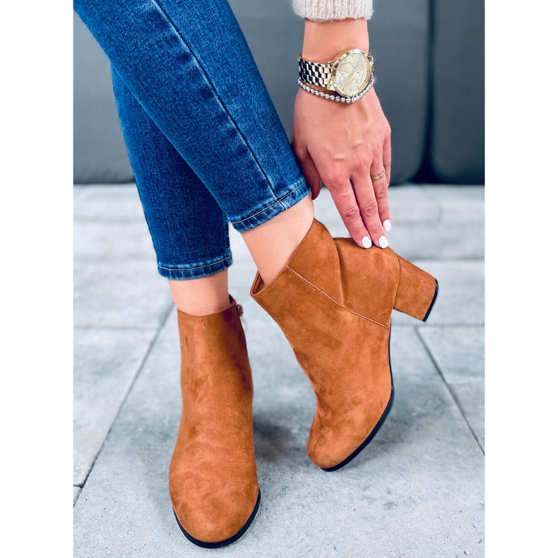 Tocuri înalte Talgo Camel maro 1