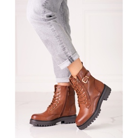 Genți de damă clasice maro Shelovet 1