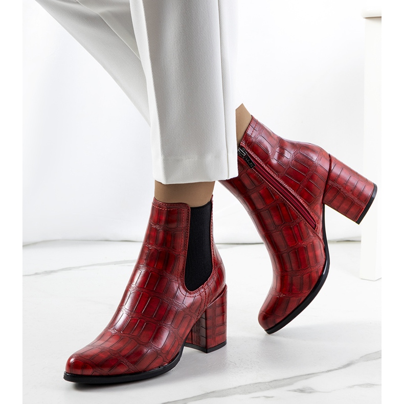 Cizme roșii Easthaven roșu 1