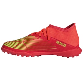Pantofi Adidas Predator Edge.3 Tf Jr GV8503 roșu portocale si rosii 1