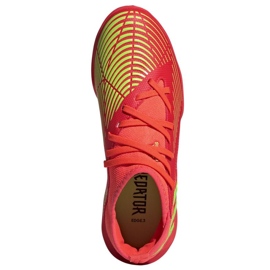 Pantofi Adidas Predator Edge.3 Tf Jr GV8503 roșu portocale si rosii 2