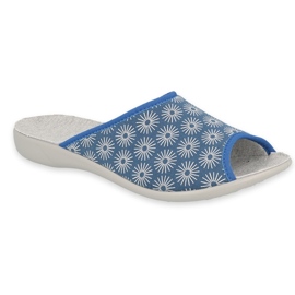 Pantofi dama Befado pu 254D142 albastru gri 1