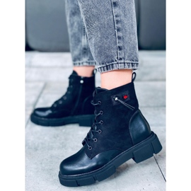 Cizme Provo negre cu talpa groasa negru 2 Cizme Provo negre cu talpa groasa negru 2