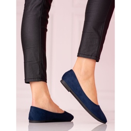 W. Potocki Balerini Potocki dama bleumarin din piele intoarsa ecologica albastru 1 W. Potocki Balerini Potocki dama bleumarin din piele intoarsa ecologica albastru 1