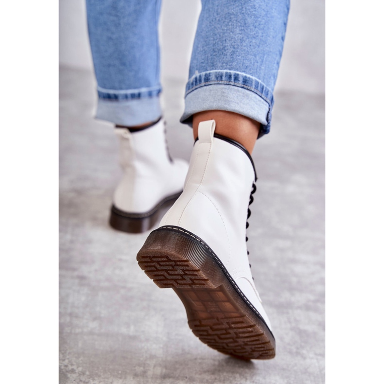 PG1 Cizme Dama Cizme Combinate Albe Lavita 2