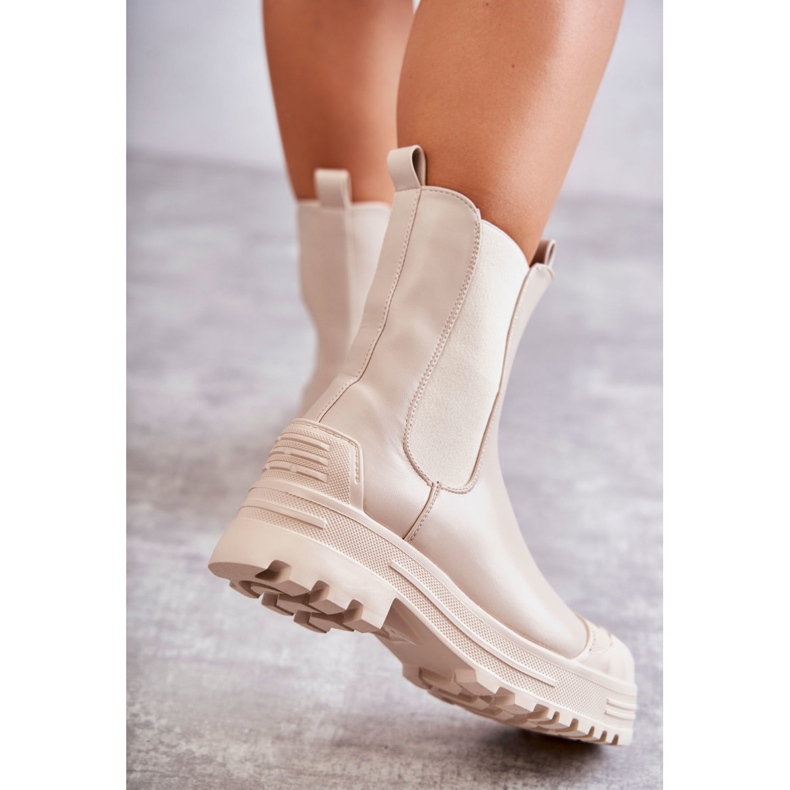 PG1 Cizme Bassti Classic High Workers Bej 2 PG1 Cizme Bassti Classic High Workers Bej 2