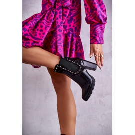 PG1 Negru Wissey Snake Snake Boots On A Post 3