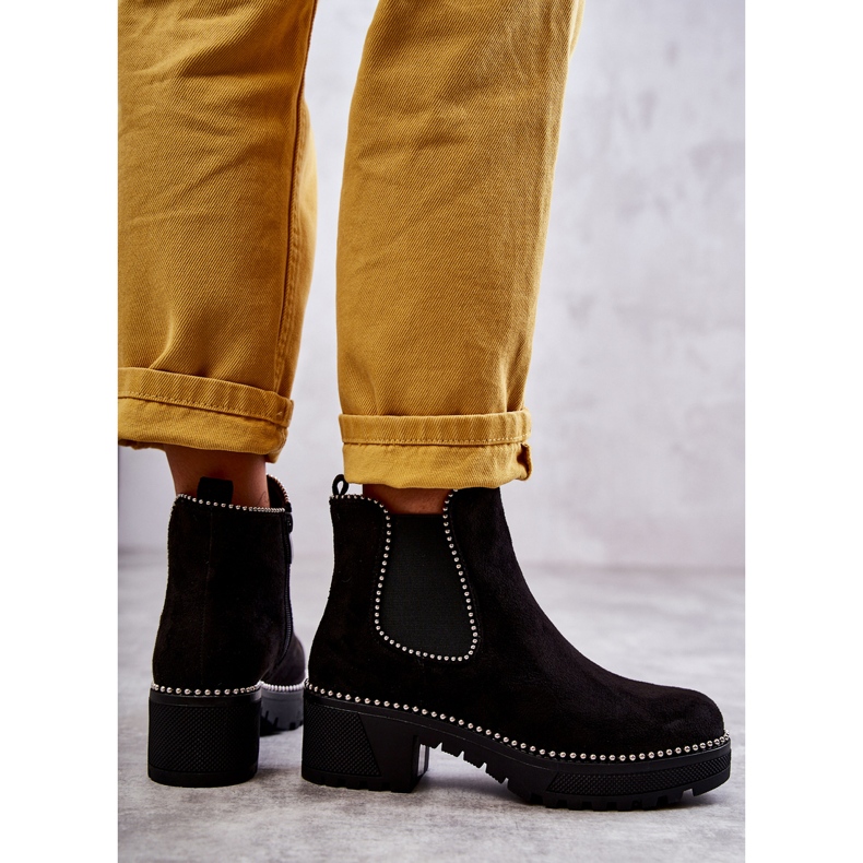 PG1 Cizme Black Afaries de dama cu crampoane negru 2 PG1 Cizme Black Afaries de dama cu crampoane negru 2