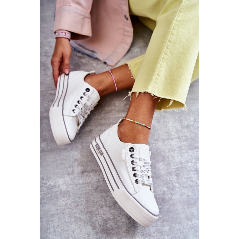 Pantofi de damă joasă Big Star KK274014 alb 2