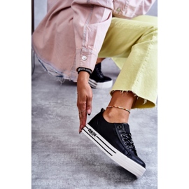 Pantofi de damă joasă Big Star KK274015 Negri negru 2