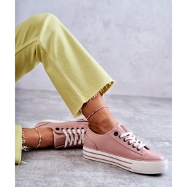 Pantofi de damă joasă Big Star KK274016 roz 1