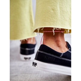 Pantofi de damă din pânză Big Star KK274019 Negri negru 2