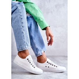 Pantofi de damă din piele Big Star KK274105 alb 1