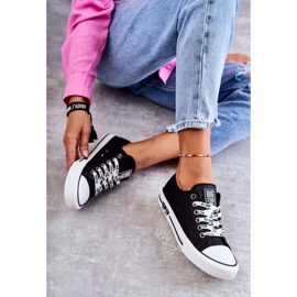 Pantofi de damă din piele Big Star KK274096 Negri negru 1