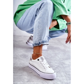 Pantofi de damă Material Big Star KK274037 Alb 6