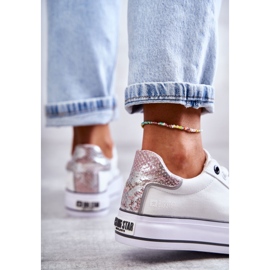 Pantofi de damă Material Big Star KK274037 Alb 3