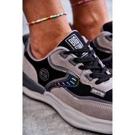 Adidasi sport dama Big Star KK274100 Negru-Gri 1