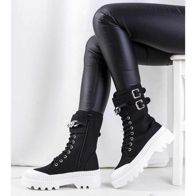 Tenisi negri cu lanț Taus negru 1