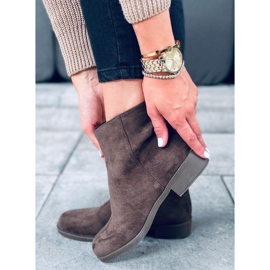 PA1 Cizme Chelsea de dama Verbe Green din piele intoarsa verde 2