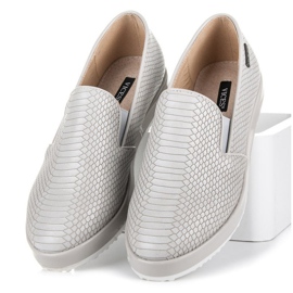 Vices Pantofi cu motiv animal gri 1