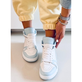 Tenisi Liam Blue la glezna alb albastru 2 Tenisi Liam Blue la glezna alb albastru 2