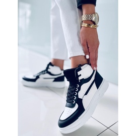 PA1 Tenisi înalți Myles negri alb negru 1