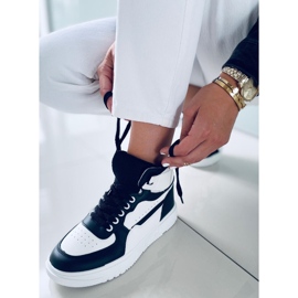 PA1 Tenisi înalți Myles negri alb negru 2