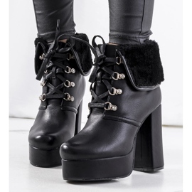 Cizme negre pe postul Madina negru 1