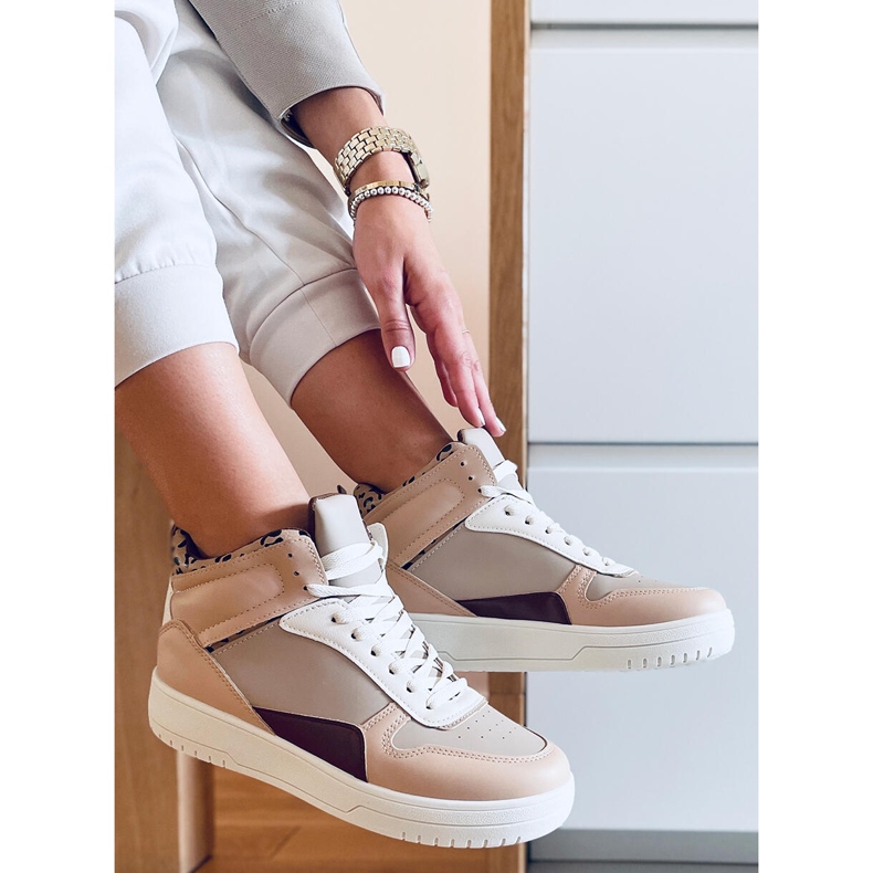 PA1 Tenisi înalți Ginger Khaki bej 1