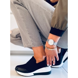 PA1 Pantofi cu pană Zelda Black negru 1