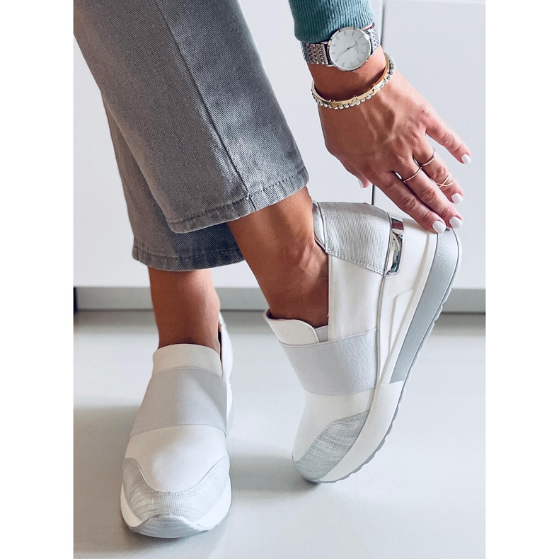 PA1 Pantofi cu pană Zelda White alb 1