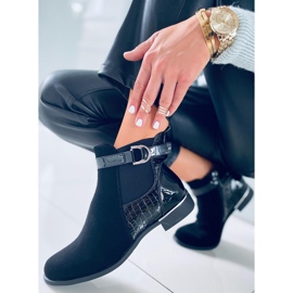 BM Cizme Chelsea de damă Francine Black negru 1